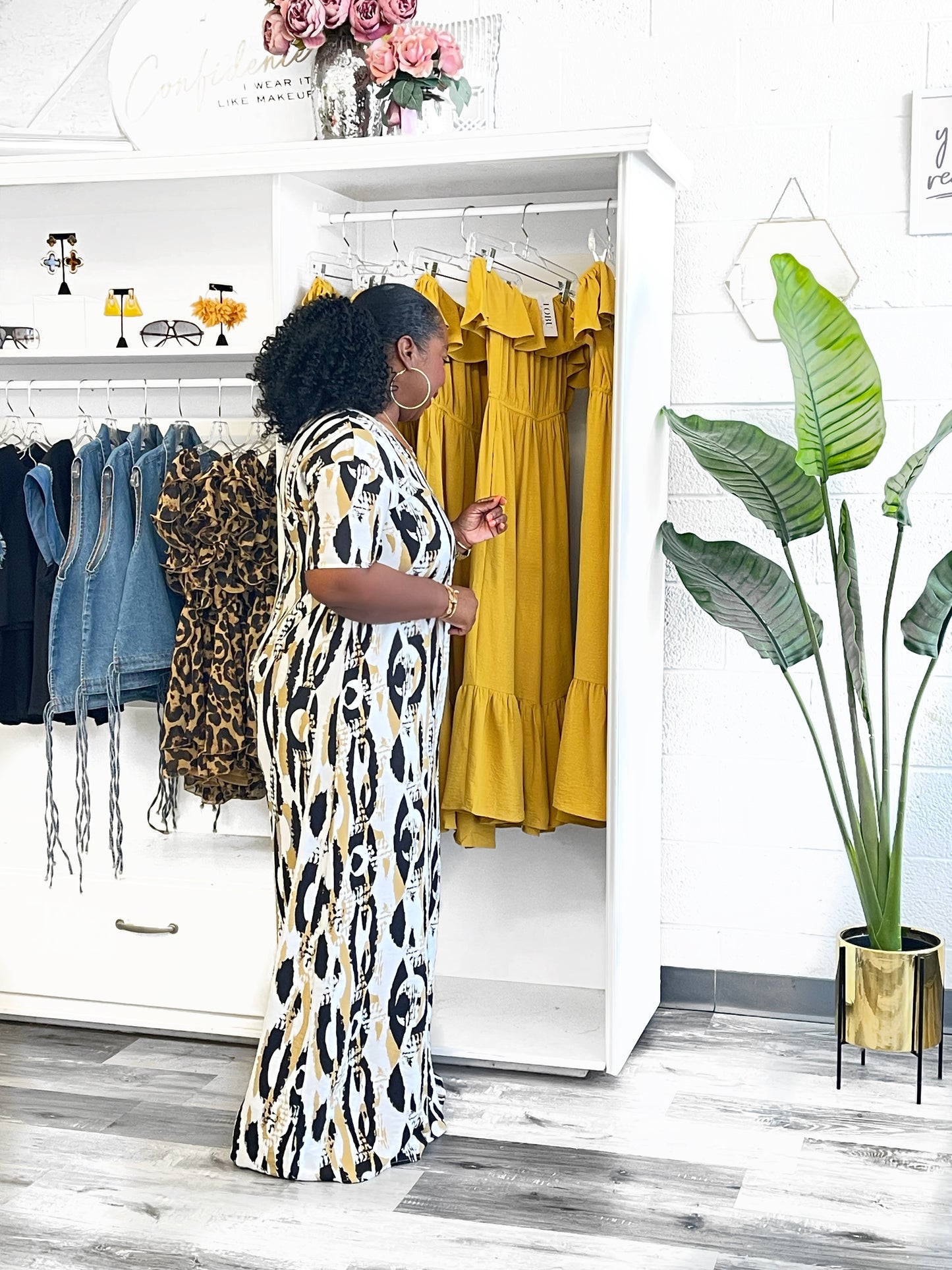 Loose Fit Printed Jumpsuit