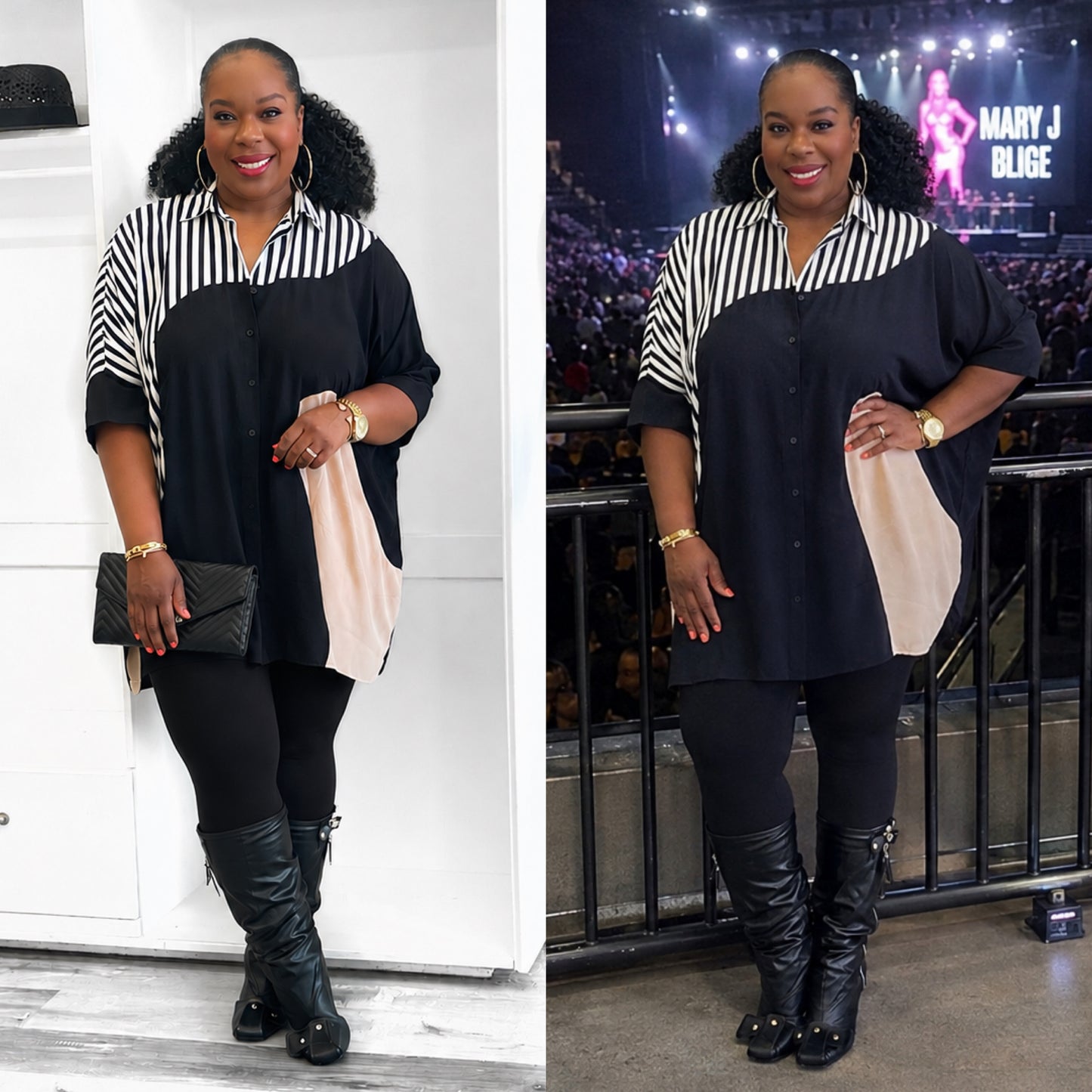 Two Sided Asymmetrical Tunic Shirt Dress