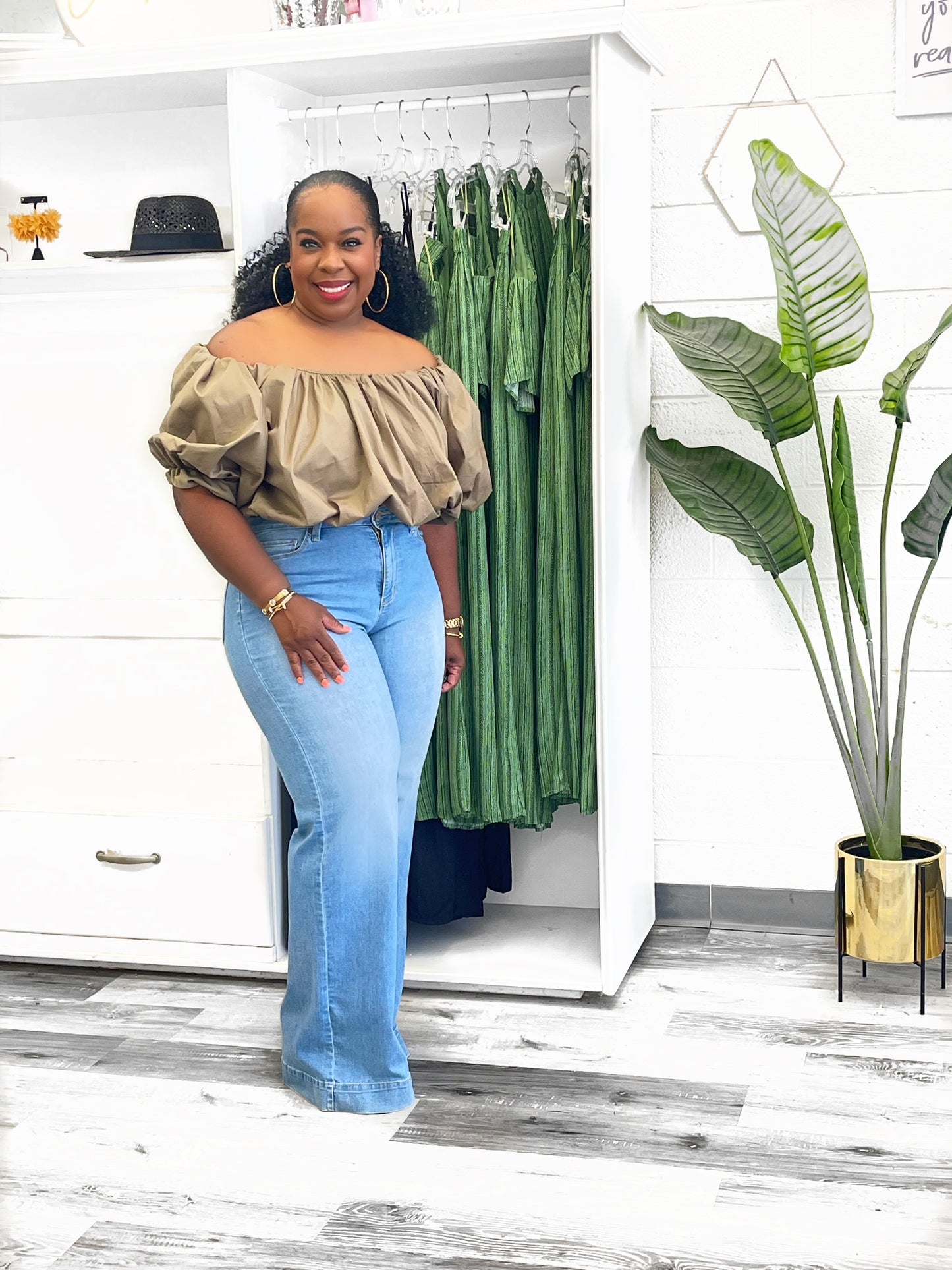 Off The Shoulder Ruffle Top