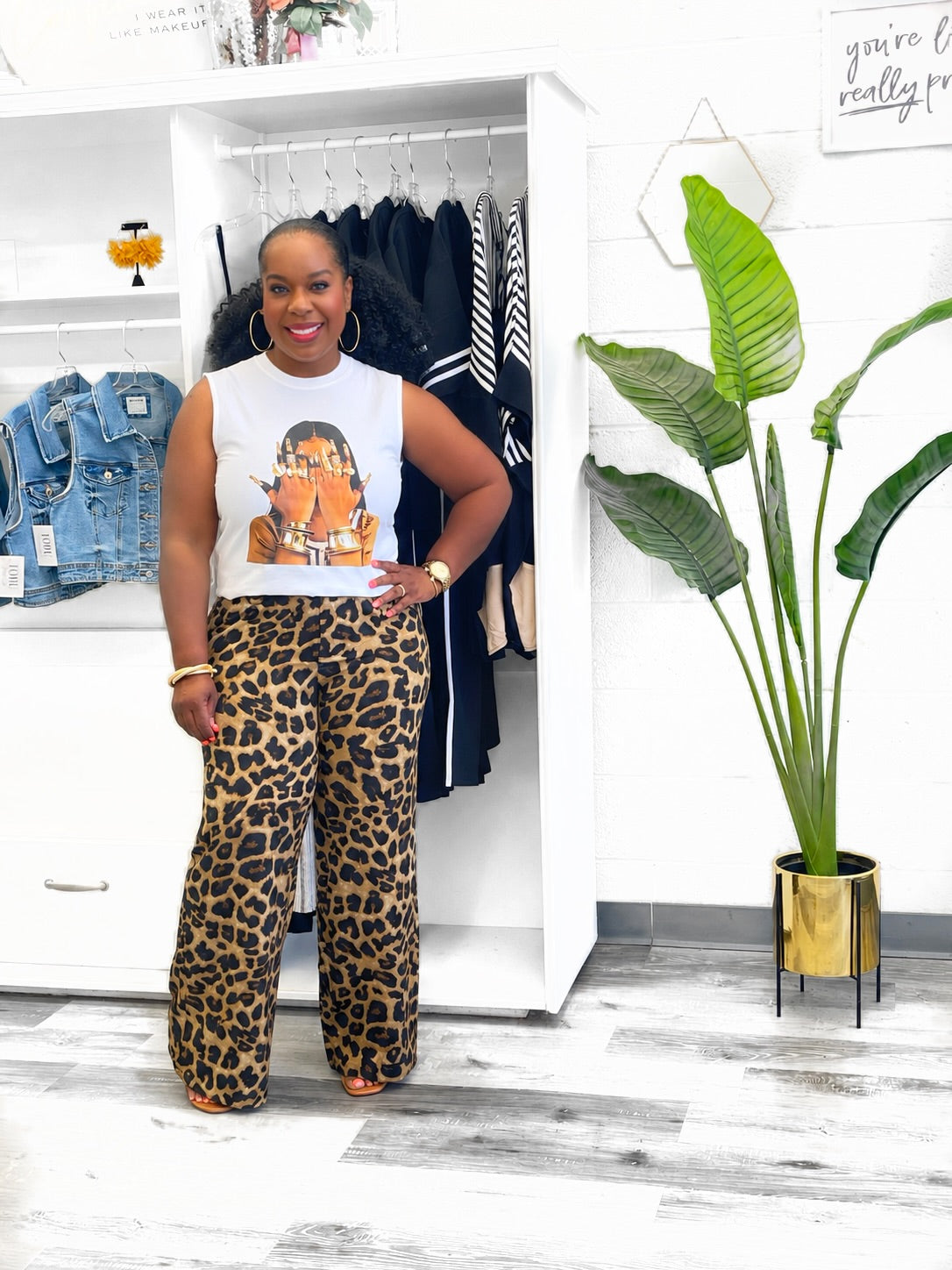 Leopard Print Pant