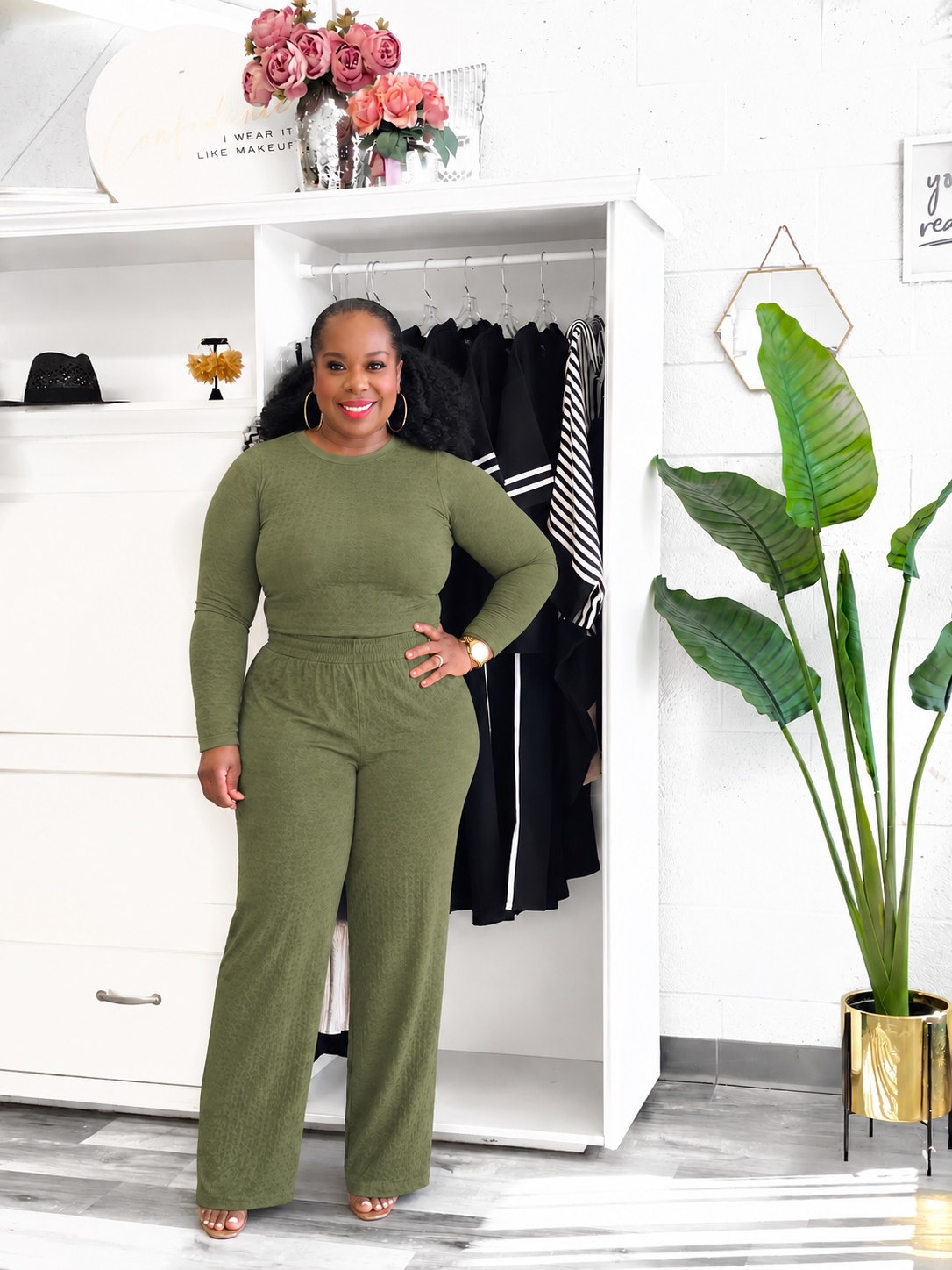 Olive Comfy Lounge Set