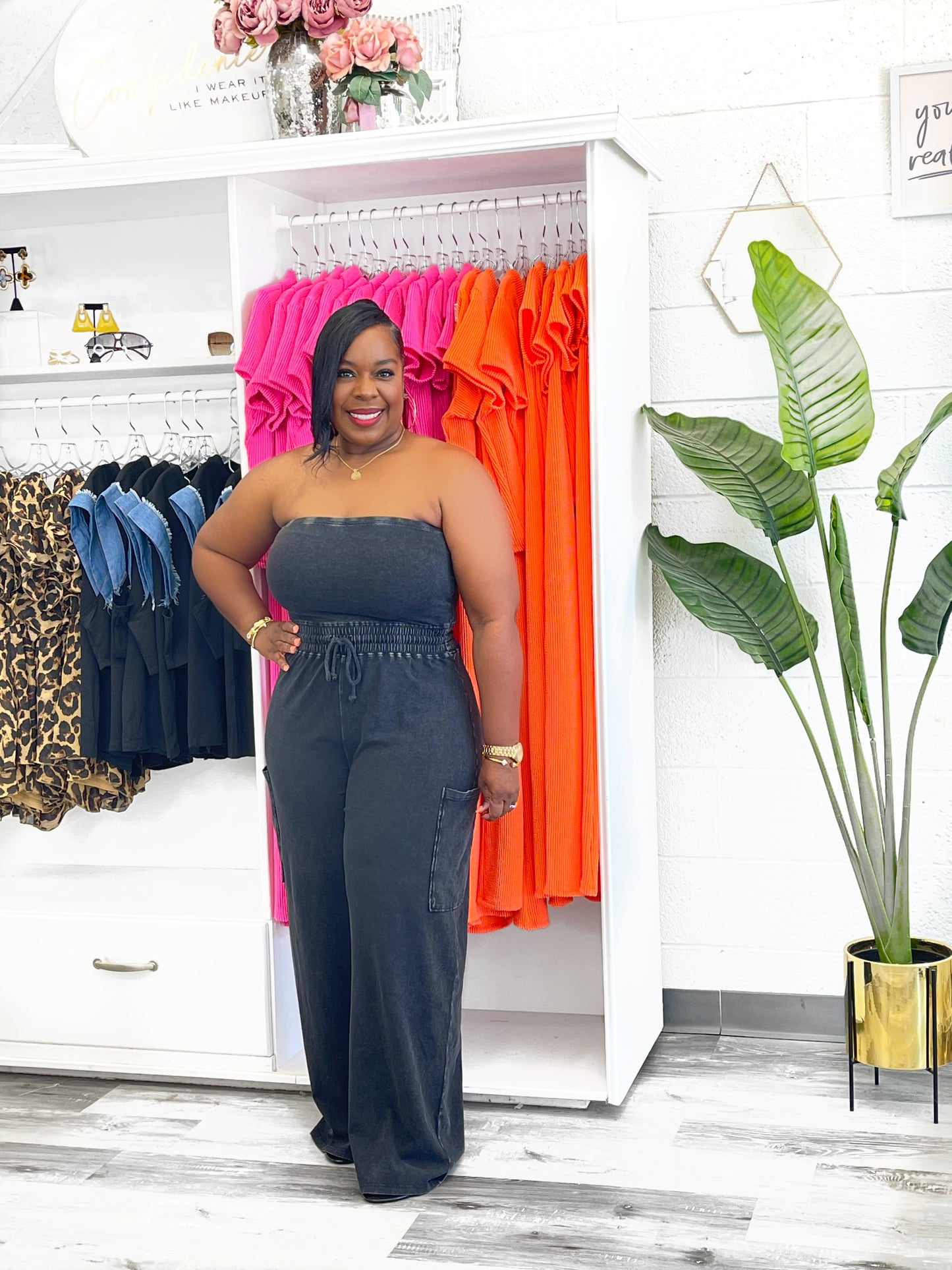 Mineral Wash Jumpsuit