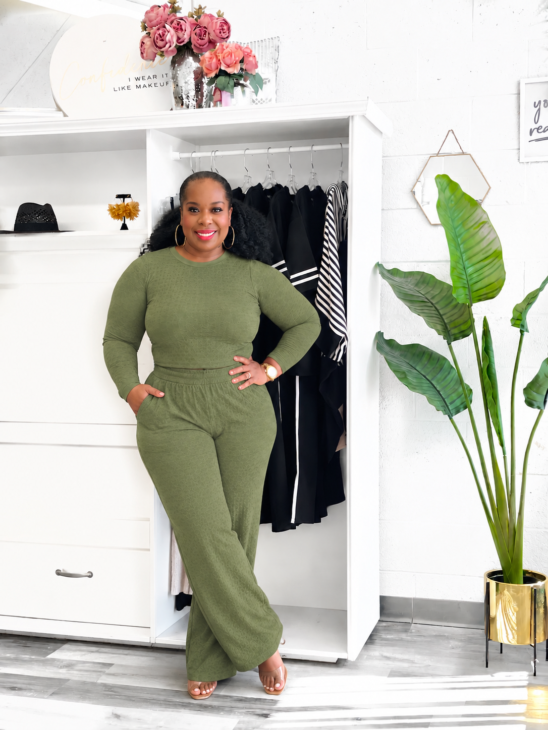 Olive Comfy Lounge Set