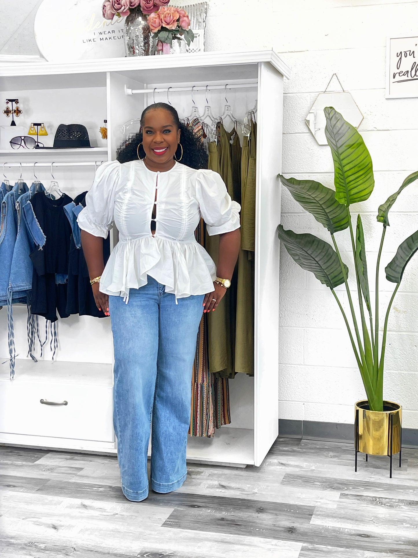Sweet & Chic White Blouse