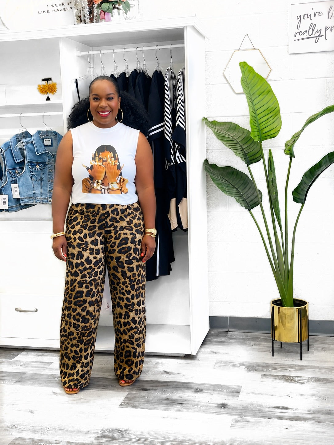 Leopard Print Pant