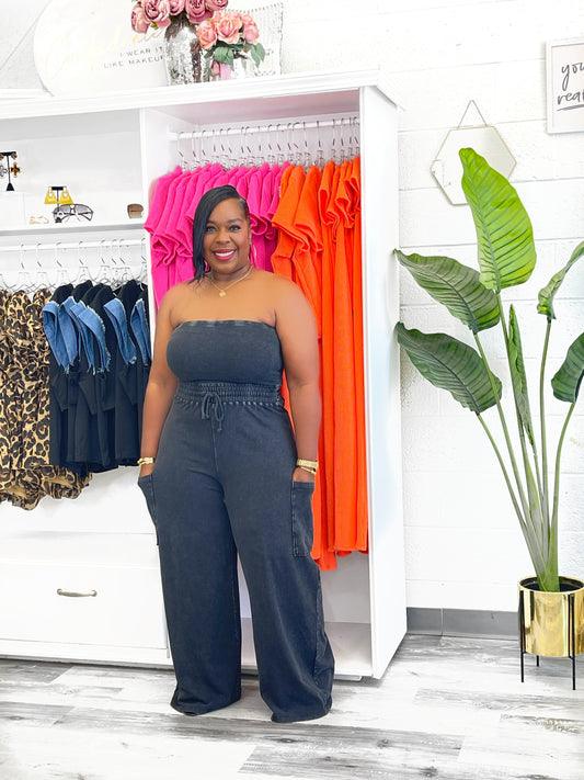 Mineral Wash Jumpsuit